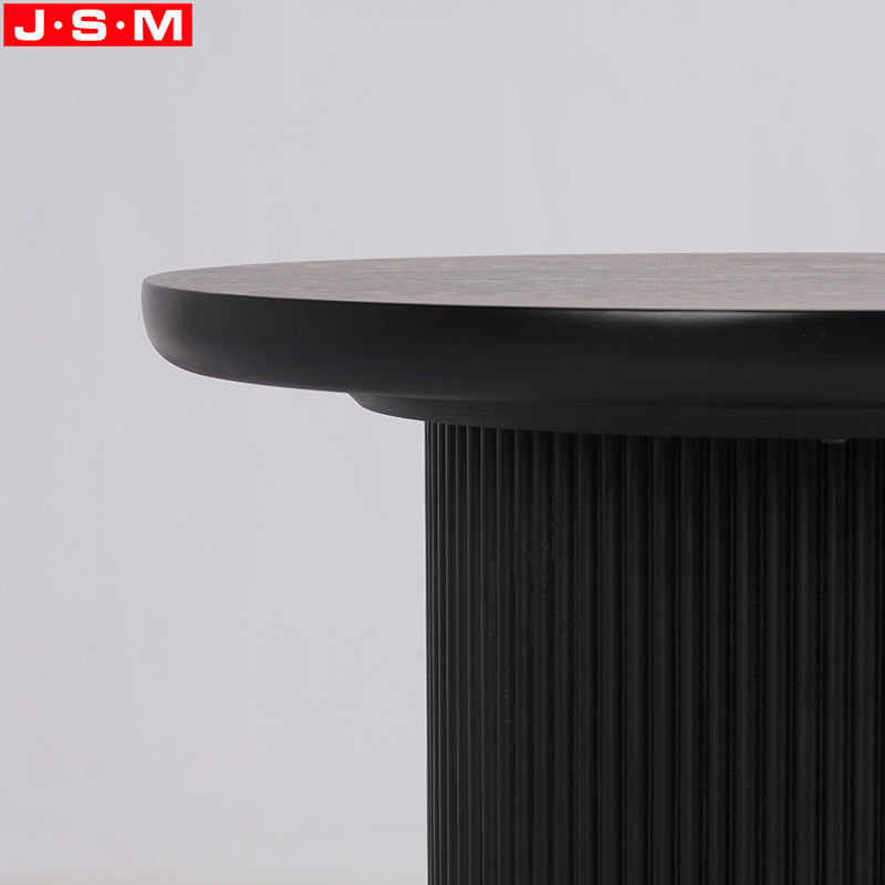 Simple Nordic Black Design Side Table Coffee Table Solid Wood Side Table