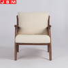 Popular Newest Household Ash Wood Armchair Fabric Upholstery Lounge Chair