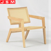Nordic Furniture Garden Lounge Living Room Lobby Terrace Solid Wood Armchair