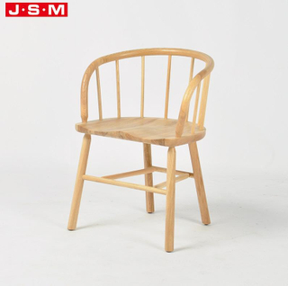 Simple Art Wooden Deco Stackable Cushion Furniture Dining Chairs