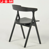 Modern Style Dining Chair Veneer Back And Seat Wooden Dining Set Chairs