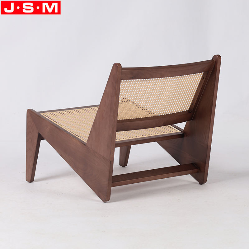 Nordic Leisure Comfortable Seat Single Armchair With Fabric Upholstered