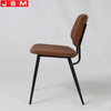 Wholesale Design Restaurant Cushion Back Nordic Dining Chair With Metal Leg