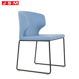 European Style Dining Room Furniture Blue Dining Chairs With Armless