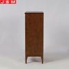 Home Bedroom 6 Drawer Veneer Carcase Cabinet Wooden Living Room Storage Cabinet