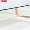 Nordic Office Tempered Tea Making Glass Table Top Outdoor Coffee Table