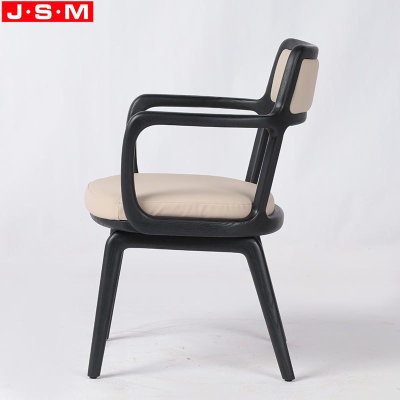 Wholesale Fabric Hotel Cushion Seat Upholstered Armrest Dining Room Chairs