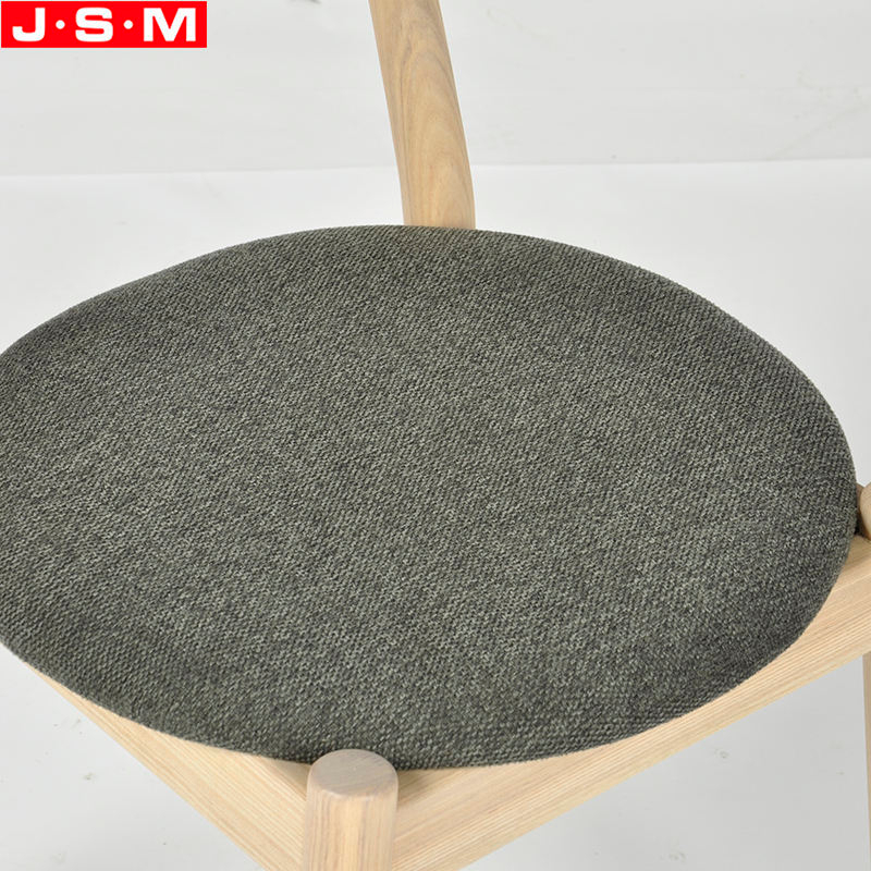 Simple Indoor Outdoor Patio Hotel Dining Room Back Wooden Frame Dining Chair