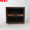 Sensor Function Veneer Carcase Nightstand Rock Slab Table Top Wireless Charging Bedside