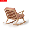 Modern Wholesale Bedroom Balcony Ash Frame Fabric Upholstery Leisure Rocking Chair Armchair