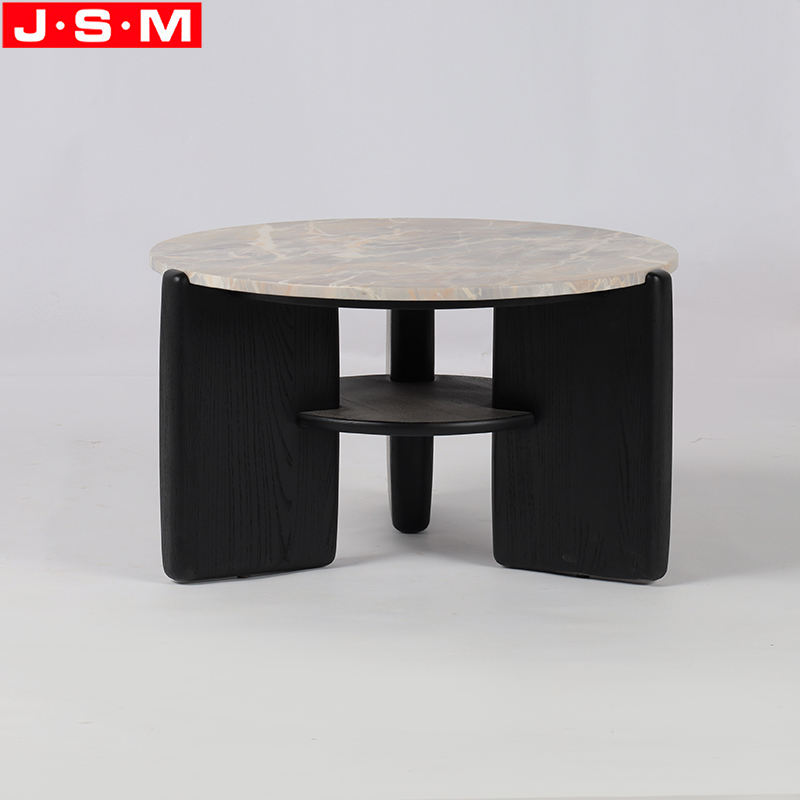 Modern High Quality Coffee Table Round Stone Coffee Table For Living Room
