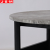 Latest Design Living Room Office Simple Style Round Side Coffee Tea Table