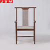 Removeable Seat Pad Dining Chair Household Wood Frame Dining Chairs