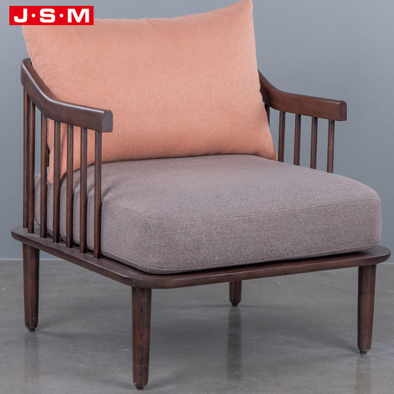 European Luxury Couch Living Room Sofa Ash Timber Modern Hotel Sofa Armchair