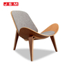 Hot Products Nordic Luxury Single Bent Wood Seat Ash Timber Frame Armchair