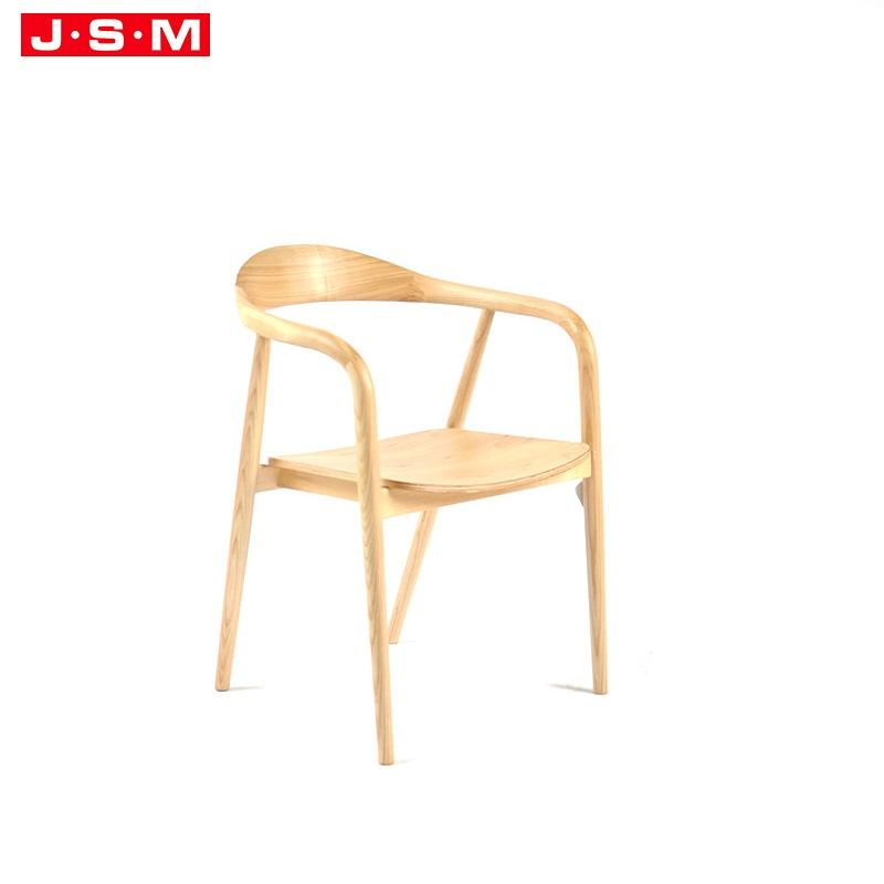 Luxury Nordic Design Outdoor Velvet Wooden Solid Modern Upholstered Kids Brown Fabric Table Elegant Cover Dining Room Chair