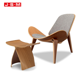 Hot Products Nordic Luxury Single Bent Wood Seat Ash Timber Frame Armchair