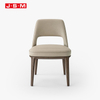 China Supply Textile Exports Home Furniture Wooden Types Of Simple Vintage Designer Recliner White Dining Chair
