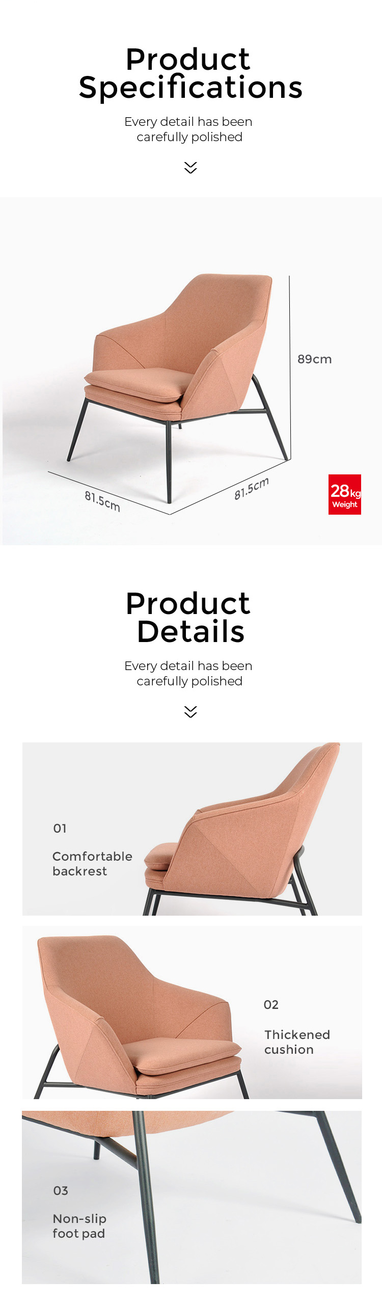 Furniture Wooden Armchair