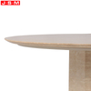 Best-Selling Modern Dining Room Furniture Table Natural Travertine Dining Table