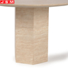 Best-Selling Modern Dining Room Furniture Table Natural Travertine Dining Table