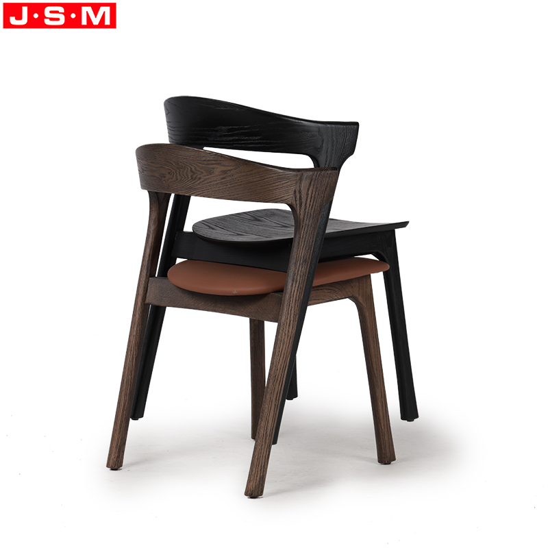 Wood And Fabric Dining Chair