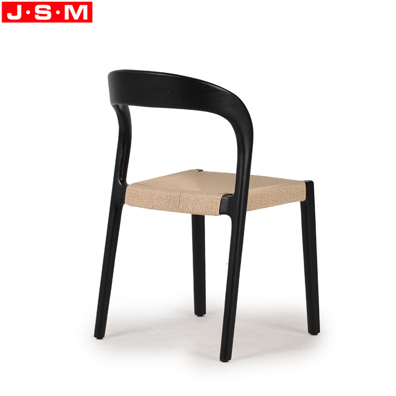 Wood And Fabric Dining Chair