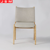 Ash Timber Modern Dining Chair Wood Restaurant Fabric Gray Dining Chair With Wood Legs