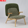 Relaxation Foam And Fabric Cushion Modern Livingroom Armchair With Wooden Frame
