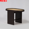 Wooden Coffee Tables Simple Rattan Oval Table Top Tea Tables For Living Room Corner Decoration