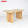 Rustic Dining Room Living Room Solid Wood Frame Rectangular Dining Table