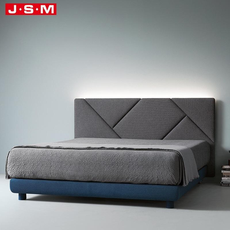 Classic Bed Room Furnitures Foam And Fabric Headboard Single Bed
