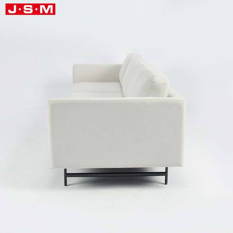 Good Quality Italian Minimalist Hotel Waiting Sleeping Couch Living Room Sofa Fabric 3 Seater Sitting Room Sofa Set