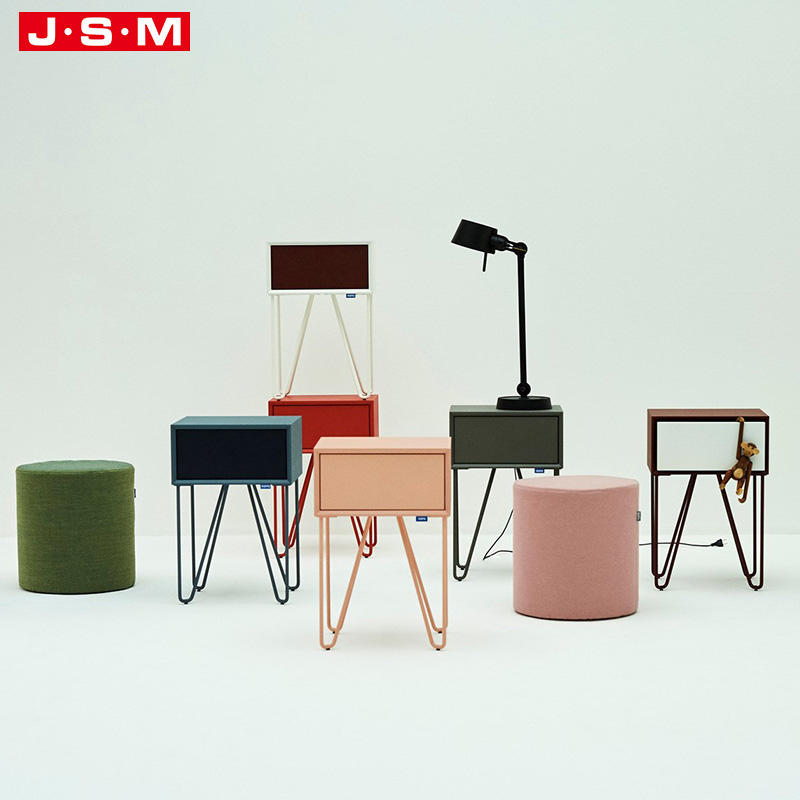 Indoor Furniture Bedroom Storage Ash Timber Base Cube Bedside Table