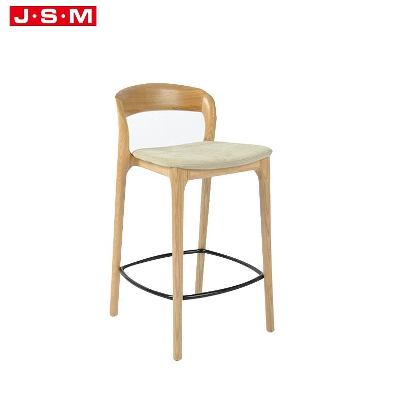 Luxury High Industrial Kitchen Outdoor Furniture Wood Chair Bar Stool