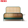 Bedroom Furniture Plastic Headboard Ash Timber Bed Frame Soft Low Double Bed