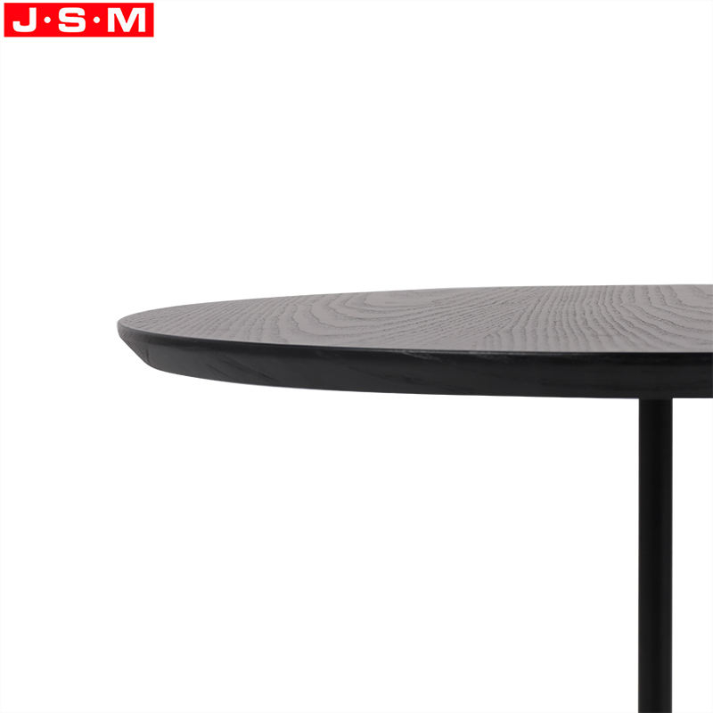 Plywood Ash Veneer Top Coffee Table Tea Table With Base In Man Made Stone