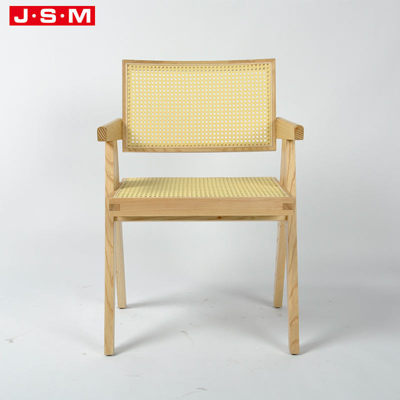 Modern Furniture Plastic Rattan Dining Chair Luxury Solid Wood Dining Chair