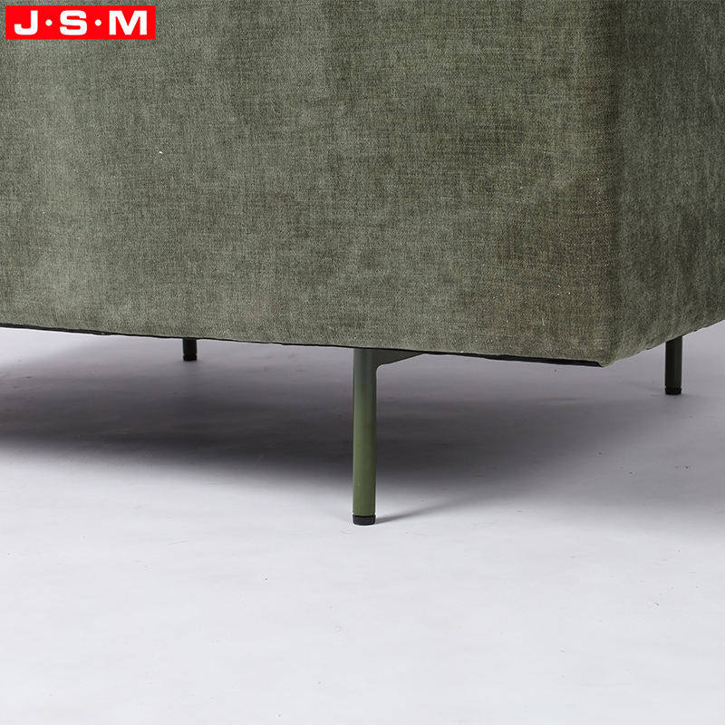 Home Furniture Cushion Seat Living Room Single Seat Metal Frame Sofa