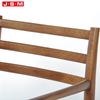Nordic Modern Coffee House Nubuck Wood Chairs Cushion Seat Dining Chair