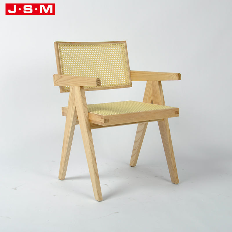 Modern Furniture Plastic Rattan Dining Chair Luxury Solid Wood Dining Chair