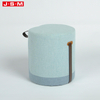 Top Selling Lounge Pouf Green Round Space Saving Kids Home Velvet Large Bench Chair Tufted Ottoman