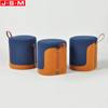 Top Selling Lounge Pouf Green Round Space Saving Kids Home Velvet Large Bench Chair Tufted Ottoman