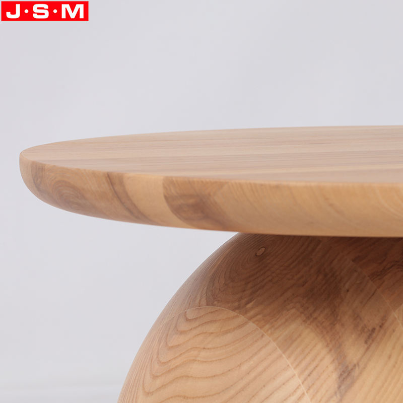 Factory Wholesale Round Tea Table Popular Design Solid Wood Tea Table
