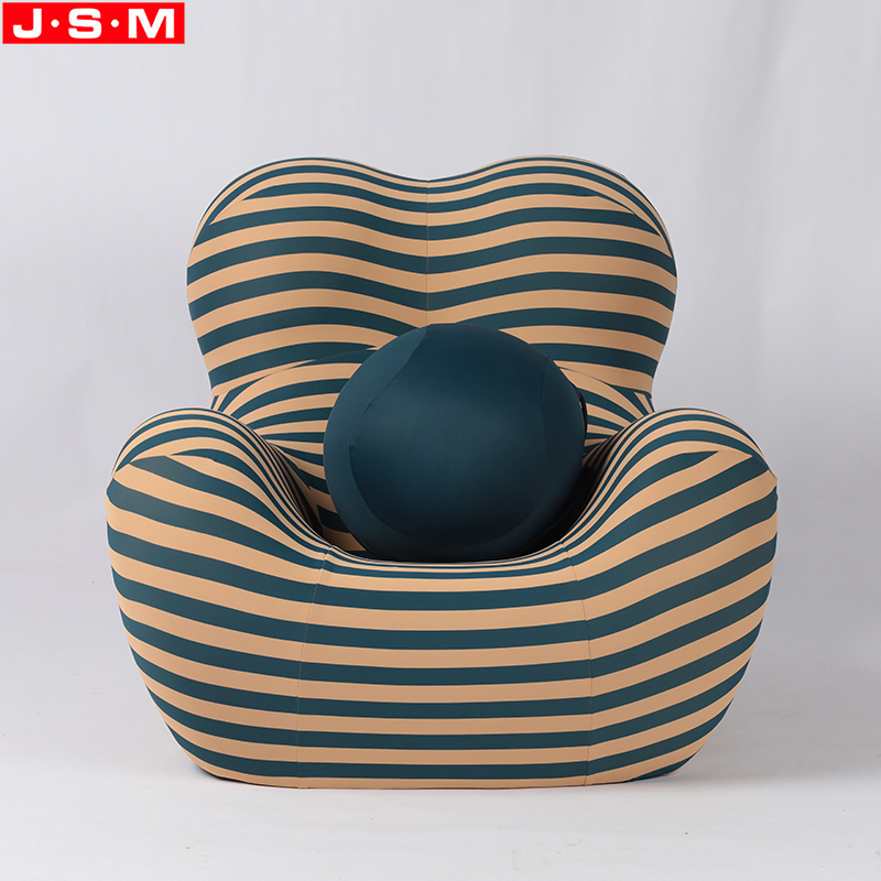 Armchair With Upholstery Ball Like Image