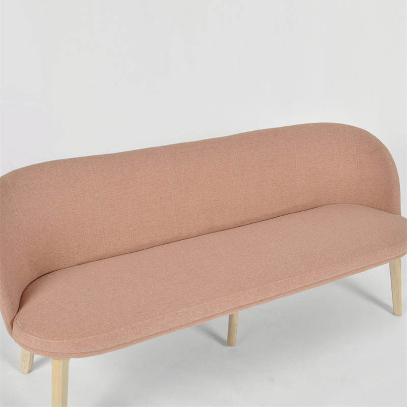 Nordic Modern European Style Five Star L Shape Armchair Furniture Velvet Wooden Leather Sofa