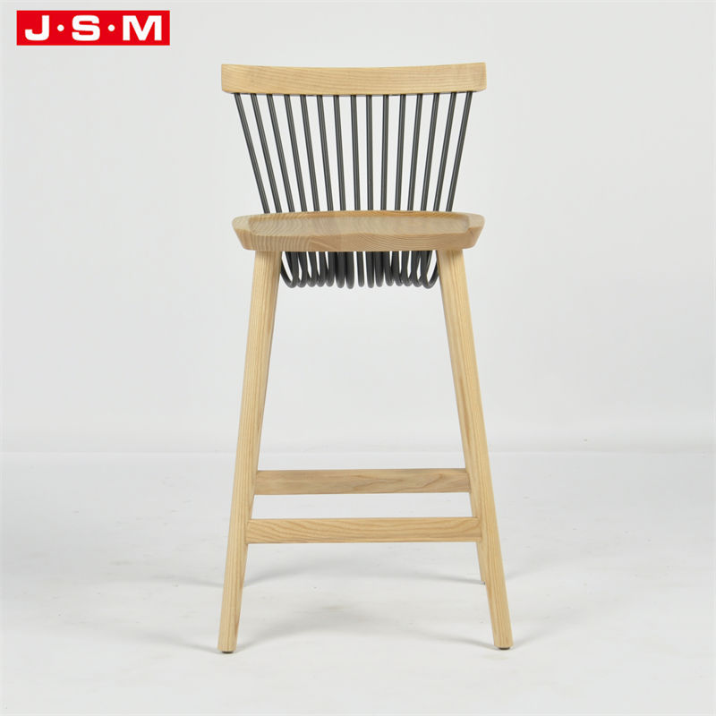 Cheap High Wooden Gold Outdoor Furniture Chair Bar Stools For Kitchen