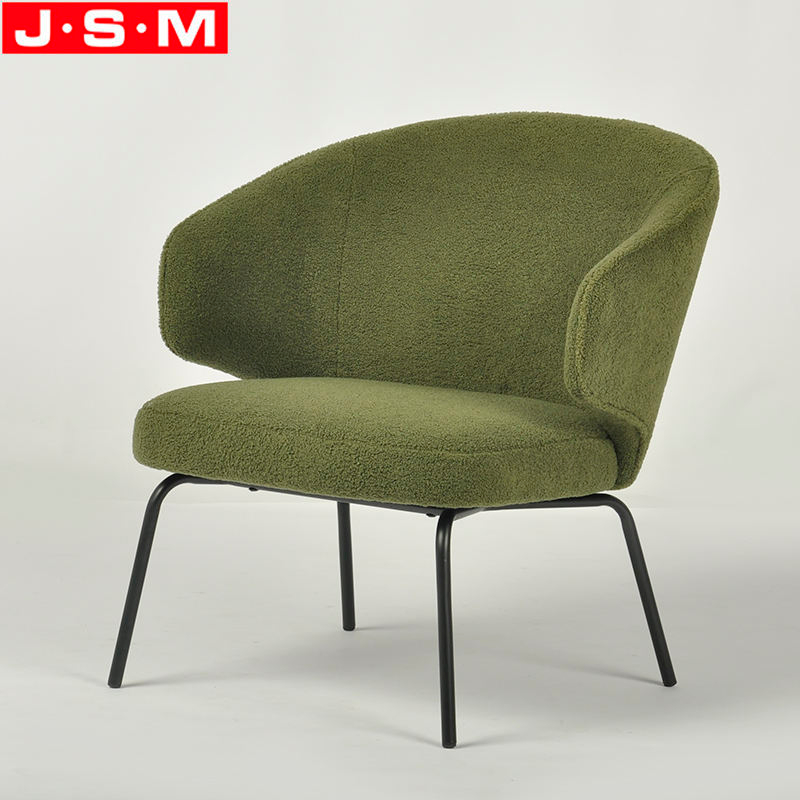 New Design Wooden Frame Green Armchair Single Seat Leisure Armchair