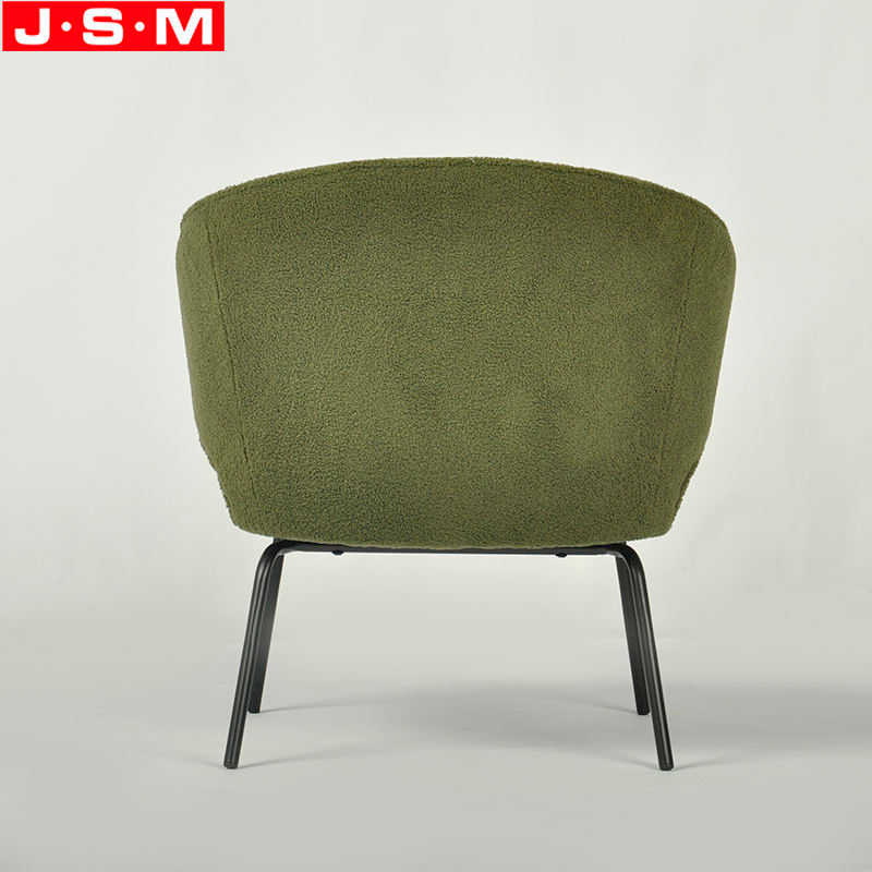 New Design Wooden Frame Green Armchair Single Seat Leisure Armchair