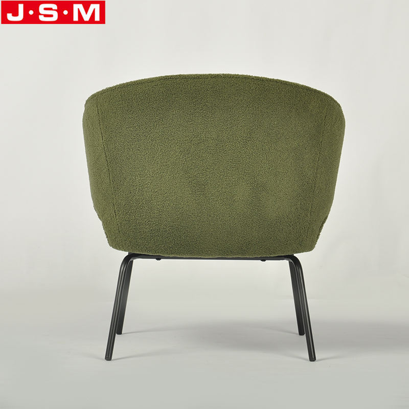 New Design Wooden Frame Green Armchair Single Seat Leisure Armchair